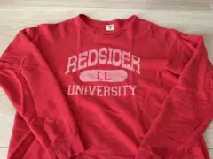 REDSIDER UNIVERSITY スウェット 赤