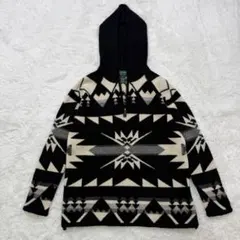 希少✨90s ラルフローレン　ネイティブ柄　ニット　レディースS　卍柄