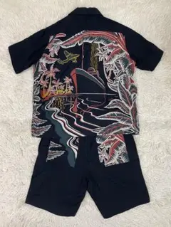 美品 GLAD HAND グラッドハンド セットアップ シャツ ハーフパンツ 楽天市場】GLAD HAND グラッドハンド / 「FAMILY CREST - SHORTS