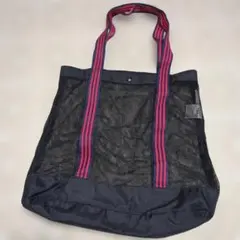 adidas メッシュ トートバッグ 黒/赤