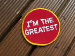 I'M THE GREATEST ワッペン