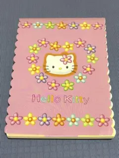 ハローキティ メモ帳 シール　平成レトロ　レア