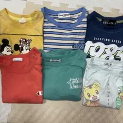 キッズ 半袖Tシャツ 6枚セット まとめ売りのサムネイル