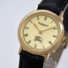 未使用に近い【新品電池】BURBERRY 6000G/美品 ヴィンテージ シェル