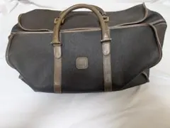 dunhill ダンヒル ボストンバッグ PVC レザー カーキ ヴィンテージ 