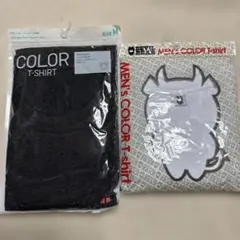 ユニクロ、ダークグレー Mサイズ Tシャツ+ホワイトTシャツMサイズ