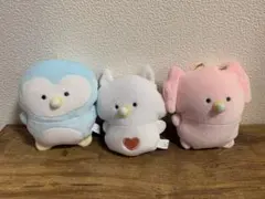 つぶらな瞳の水族館　むぎゅぬい　ベビー　3種