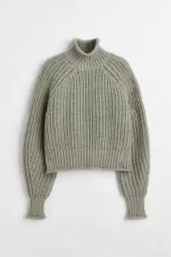 H&M♡ニットセータートップス♡カーキ