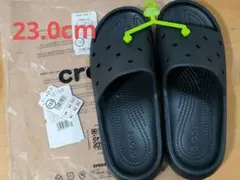 Crocs レディース Classic Slide 2.0 ブラック 23cmのサムネイル