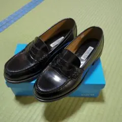 HARUTA　ARVIN　日本製　黒　ローファー　25.5 3E　箱付き