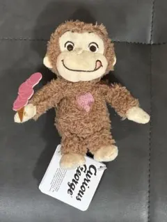 おさるのジョージ ぬいぐるみ マスコット アイスクリーム