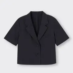 GU ハーフスリーブクロップドジャケット　Lサイズ