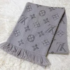 美品 LOUIS VUITTONルイヴィトン エシャルプロゴマニアマフラーグ