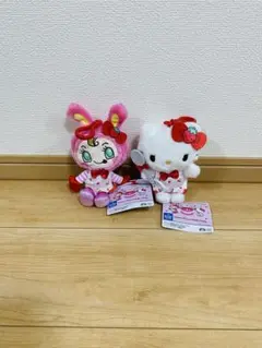 メゾピアノ×ハローキティ　ベリエちゃん　くりっぴぃぬいぐるみ　2点セット