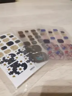 フットネイルシール 3枚セット