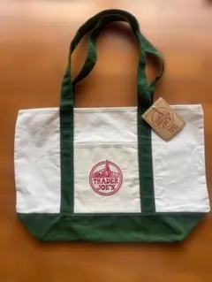 新品未使用⭐︎大人気　Trader Joe's トートバッグ(グリーン)のサムネイル