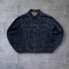 90s リーバイス　濃紺　デニムジャケット　557 3rd 日本製　ビッグE 美品 90s リーバイス 濃紺 デニムジャケット 557 3rd 復刻 ビッグE