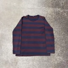 old UNIQLO border long T-shirt RED×NAVYのサムネイル