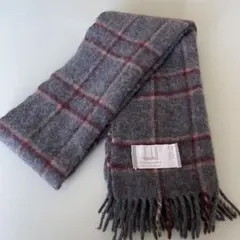 dunhill カシミア　 チェック柄 マフラー