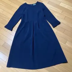 ネイビーロングワンピース