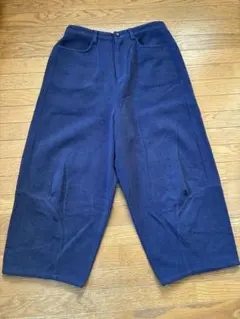 ワイドパンツ あったか