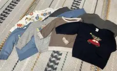 【保育園】冬用トレーナー9点セット 80cm 男の子 まとめ売り