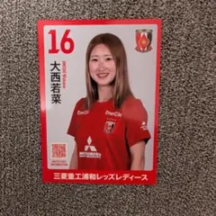 三菱重工浦和レッズレディース 大西若菜 プレイヤーズカード