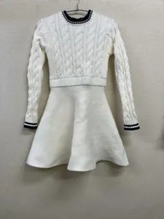 【未使用品】グレイルGRL ケーブルニット フレアワンピース