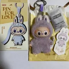 【正規品】ラブブ　LABUBU PIN FOR LOVE イニシャル　【M】