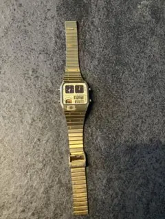 希少　シチズン　アナデジテンプ　8988-S073057 シルバー　美品 希少 シチズン アナデジテンプ 8988-5073057