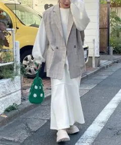 w closet 裏起毛スエットワンピース