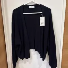 AZUL BY MOUSSY コットン カーディガン ネイビー Fのサムネイル