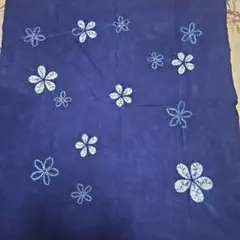 本藍染　風呂敷　手しぼり