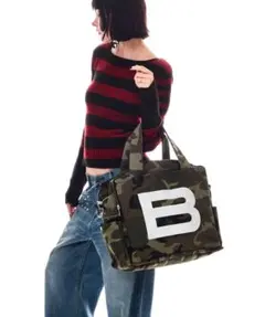 BEEDEN BIG B LOGO BAG CAMO - メルカリ
