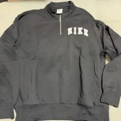 NIKE ハーフジップ スウェット ブラック L