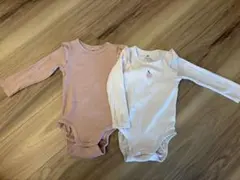 H&M ボディスーツ 2枚セット　80cm