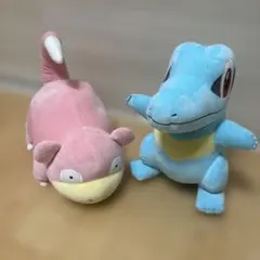 ポケモン ぬいぐるみ ヤドン ワニノコ 2点セット　　単体でのご相談も承ります！のサムネイル