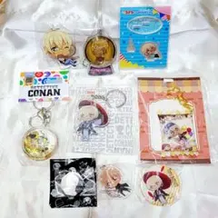 安室透 降谷零 バーボン アクスタ アクキー　海外限定イベント　特典 ピンバッジ