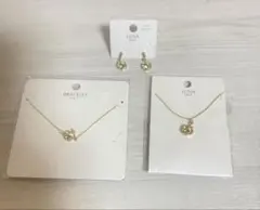 りんごモチーフアクセサリー　3点セット