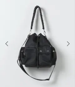 JEANASIS チェーンハンドルキンチャクBAG ブラック