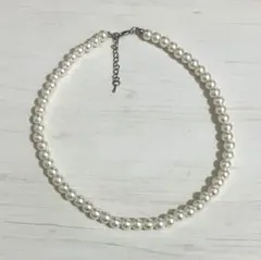 ホワイトパール風ネックレス