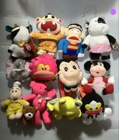 【4】キャラクター ぬいぐるみ まとめ売り 平成レトロ