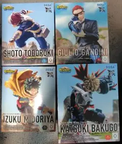 僕のヒーローアカデミア　ユアネクスト　フィギュア　4体セット