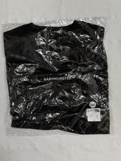 babymonster CROP JERSEY ジャージ T シャツ 黒 - メルカリ
