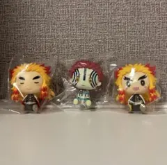 煉獄杏寿郎　猗窩座　鬼滅の刃　ちょこのっこフィギュア