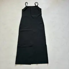 green label relaxing キャミワンピ ブラック M（G258）