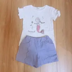 110 女の子服　上下セット