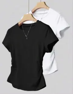 SHEIN 白黒 Tシャツ ミニTのサムネイル