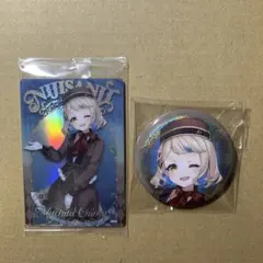 にじさんじ 町田ちま メタリックカード 缶バッジ