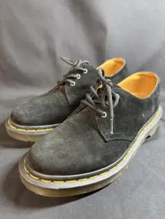 ドクターマーチン　ドレスシューズ　ローファー　スエード　3ホール　ブラック